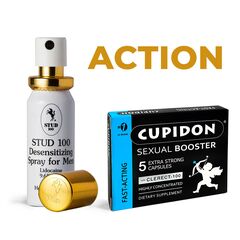 Ejaculare Retenție Spray Stud 100 + CUPIDON 5 comprimate pret mic