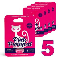 5x Capsule captivante pentru femei Pink Pussycat - efect imediat pret mic