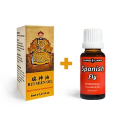 Spanish Fly 20ml + Ser Rui Shen Oil pentru a întârzia ejacularea pret mic