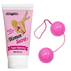 Set de bile vaginale roz și lubrifiant vaginal astringent pret mic