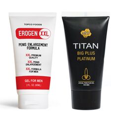 Erogen XXL Gel pentru barbati 60ml + Titan Gel pentru barbati 50ml pret mic