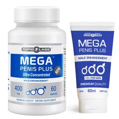 Capsule și cremă pentru mărirea penisului Mega Penis Plus Caps & Gel pret mic