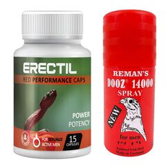 Erectil Energie și putere pe care orice bărbat o merită + Spray Dooz 14000 pentru intarzierea ejacularii pret mic