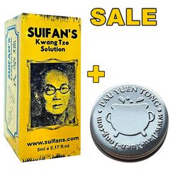 Suifan's China Brush Kwang Tze + Balsam pentru intarzierea ejacularii Pau Yuen Tong pret mic