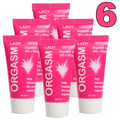 6 x Orgasm Lady Gel Excitant 6x60ml pret mic