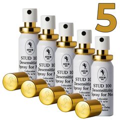 5 x Spray anti ejaculare precoce pentru bărbaţi Stud 100 pret mic