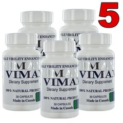 5 x capsule Vimax pentru mărirea penisului și o erecție mai bună pret mic