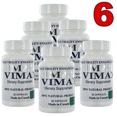 6 x capsule Vimax pentru mărirea penisului și o erecție mai bună pret mic