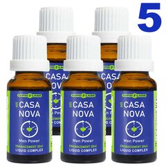 5 x Casa Nova - picaturi pentru potenta si marire - 5x20ml pret mic