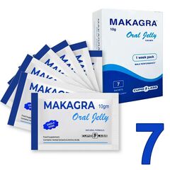 Makagra Erection Jeleu pentru erecție puternică Makagra Erection Orală Jeleu - 7 buc PROMO !!! pret mic