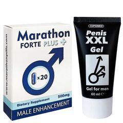 Maraton Forte Plus 20 capsule + Penis XXL Gel Marire Penis 60ml pret mic