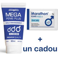 Gel pentru mărirea penisului Mega Penis Plus Gel 60 ml + un cadou Marathon Forte Oral Jelly pret mic
