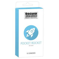 Prezervative Secura Pocket Rocket 49mm 12buc pret mic