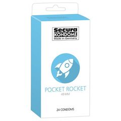 Prezervative Secura Pocket Rocket 49mm 24buc pret mic