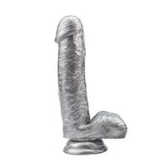 Dildo realist cu testicule Heywood Jablome - Argint 17,8cm pret mic
