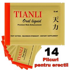 Tianli Oral Liquid 14 Plicuri pentru erectii puternice pret mic
