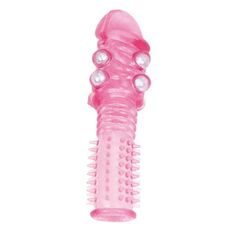 Vârf de penis perlat de lux De Luxe Pink pret mic