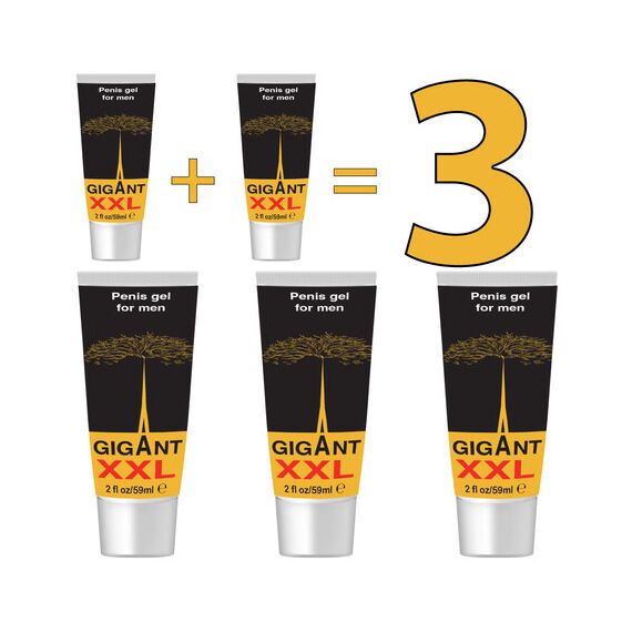 1+1=3 Gigant Gel pentru barbati 59ml pret mic
