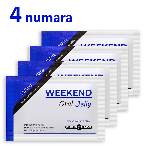 4buc. Jeleu comestibil pentru erecție Weekend Jeleu oral 5gr pret mic