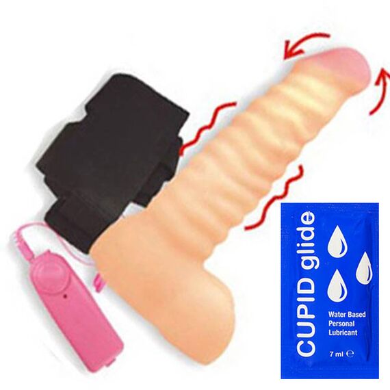 Vibrator CyberSkin Powerful Dick + lubrifiant cadou pret mic