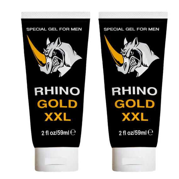 2 x Rhino Gold XXL Gel pentru barbati pret mic