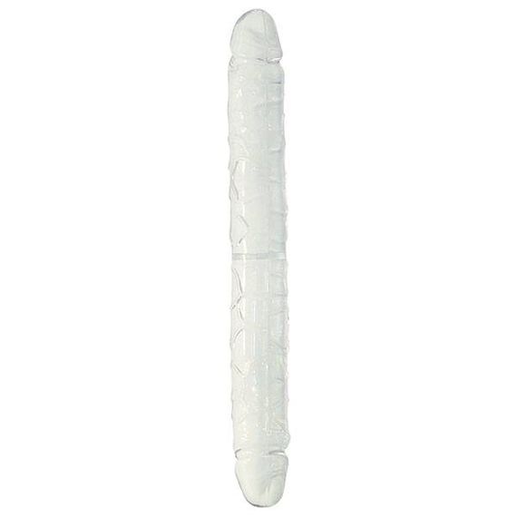 Dildo Crystal Duo Double-Dong pret mic