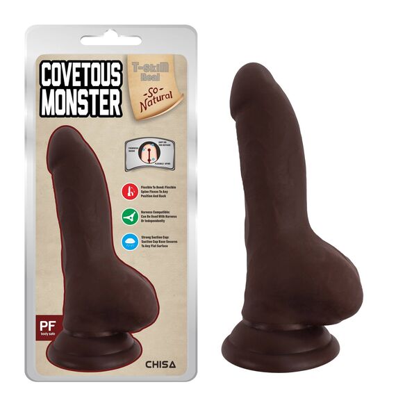 Dildo Covetous Monster Brown pret mic