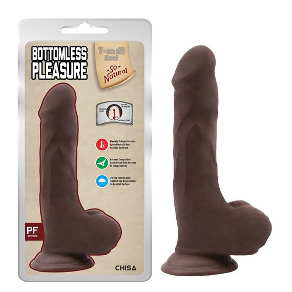 Dildo fără plăcere maro pret mic