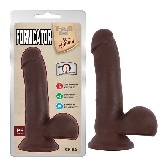 Dildo Furnicator Brown pret mic