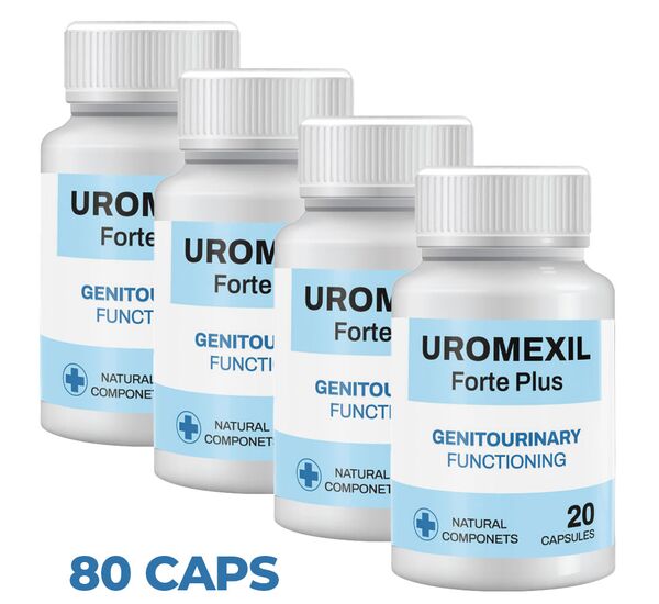 Uromexil Forte Plus - Complex pentru îmbunătățirea funcției prostatei - 80capsule pret mic