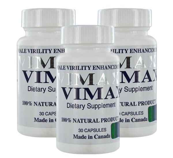 3 x capsule Vimax pentru mărirea penisului și o erecție mai bună pret mic