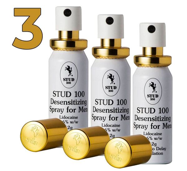 3 x Spray anti ejaculare precoce pentru bărbaţi Stud 100 pret mic