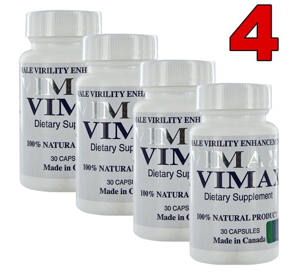 4 x capsule Vimax pentru mărirea penisului și o erecție mai bună pret mic