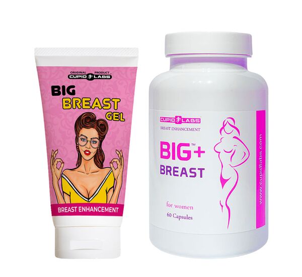 Capsule de mărire a sânilor mari pentru sân Big Breast Plus + Gel pentru piept mare CupidLabs Big Breast Gel pret mic