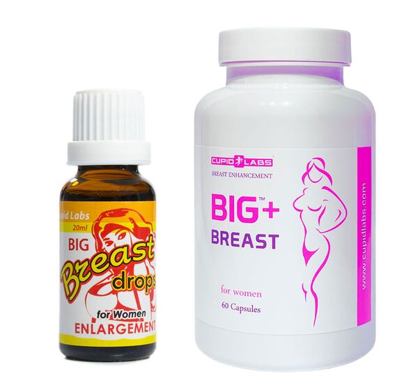 Capsule de mărire a sânilor mari pentru sân Big Breast Plus + ​Picături de sân mare Big Breast Drops pret mic