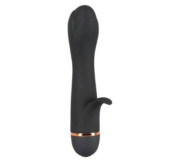 Vibrator cu stimulator de clitoris Bendy Tulip pret mic