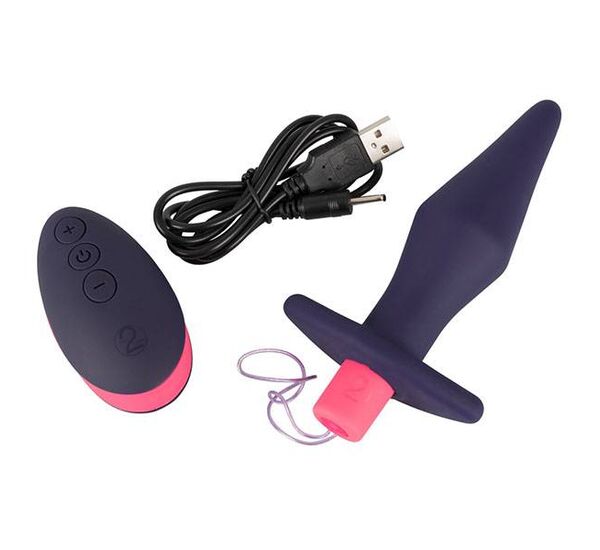 Dilatator anal cu vibrație Butt Plug controlat de la distanță pret mic