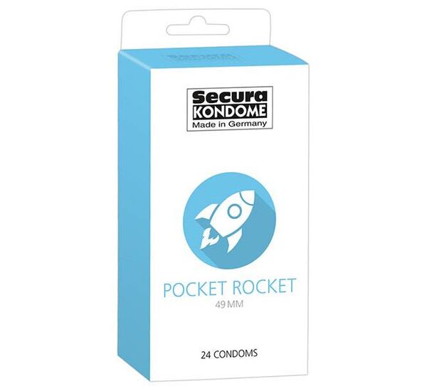 Prezervative Secura Pocket Rocket 49mm 24buc pret mic
