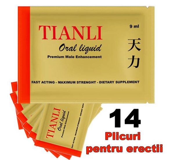 Tianli Oral Liquid 14 Plicuri pentru erectii puternice pret mic